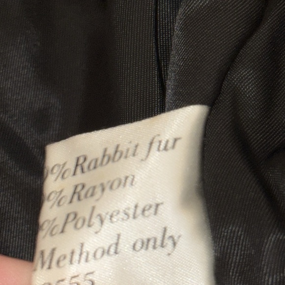 Princess Caravelle Dyed Rabbit Fur Bomber Jacket SZ Youth 14/ Adult XS - Picture 10 of 12